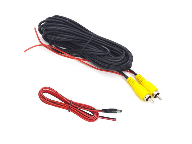 RCA 6M/10M/15M/20M Video Cable for Car Rear View Camera Universal Wire Connecting Reverse Camera Multimedia Monitor Universal