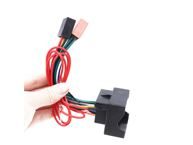 Car Stereo FM Audio ISO Wiring Harness Cable Radio Antenna Wire Adapte For Aftermarket Vehicle