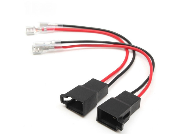 1/2 Pair 15cm Speaker Cable Adaptor Plug Connectors Sudio Wire Connector For Aftermarket Vehicle
