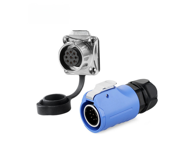 LP20 IP68 Waterproof Industrial Connector Quick Lock Corrosion-Resistant Power Cable Connectors for Harsh Environments