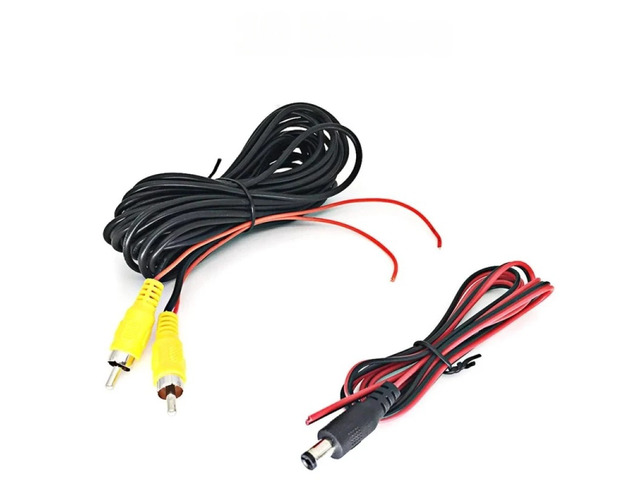 RCA Video Cable For Car Rear View Camera Universal 6/10/15/20 Meters Wire For Connecting Reverse Camera Car Multimedia Monitor