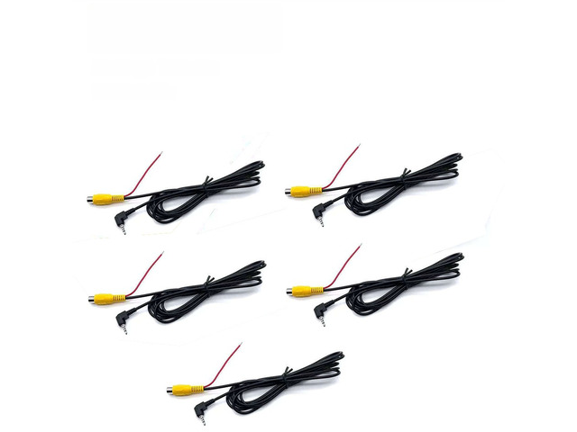 Rearview Camera Connection Cable RCA To 2.5mm AV Converter Cable Car Rear View Reverse Parking Camera for Car DVR Dashcam