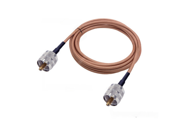 RG142 PL259 UHF Male Plug/ SO239 UHF Female Jack Double Shielded RG-142 50-3 RF Coaxial Pigtail 50 Ohm Antenna Extension Jumper