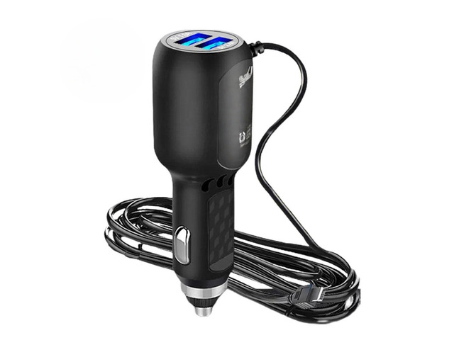 12V DVR Charging Cable Dash Cam Car Charger Mini USB Cable 3.5M Power Cord Supply For DVR Camera GPS