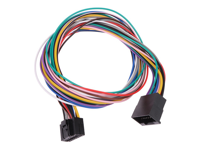16 Pin Universal Car Stereo Radio ISO Wire Harness Kits Power Speak ACC Extension 60cm Adapter Cable For Android Player