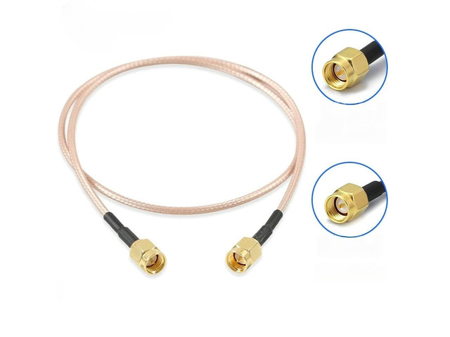 SMA Male to SMA Male RG316 Jumper Cable 50 FPV RF Wire 10/15/30/50cm/1m