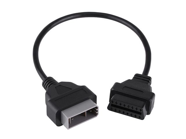 14 Pin to 16 Pin OBD2 Adapter Connector Diagnostic Cable for Aftermarket Vehicle