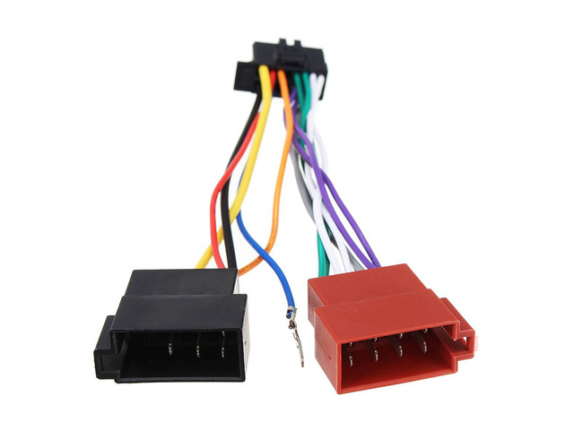 Car Stereo Radio ISO Wiring Harness Connector Cable 16 Pin for Aftermarket Radio