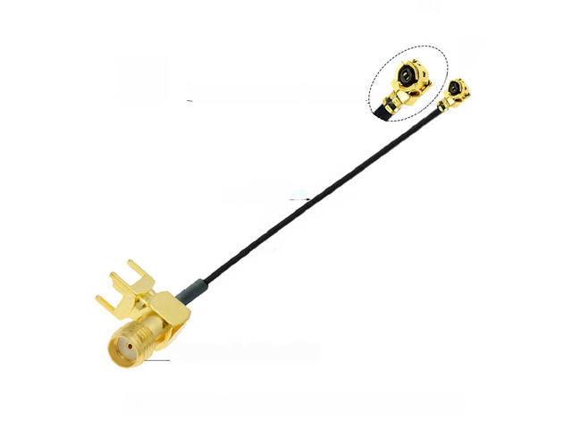10PCS SMA to IPX RF1.13 Cable 4Pin PCB RP SMA/SMA Female to u. FL IPX-1 Female Connector RF1.13 WIFI Antenna Extension Jumper