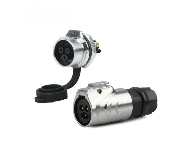M12 Screw Locking Electrical Cable Connector Waterproof 3 Pin Wire Connector for Factory Automation Junction Boxes LED