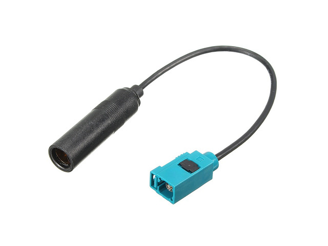 12V Car Audio FM Radio Antenna Adapter Cable Fakra Female To Din Female Aerial Adapter For Aftermarket Vehicle
