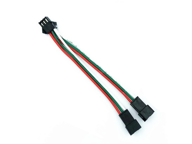 SM LED Connector Extension Splitter Cable Male to Female Plug Wire 15cm 2pin 3pin 4pin 5pin for CCT RGB WS2812B LED Strip Light