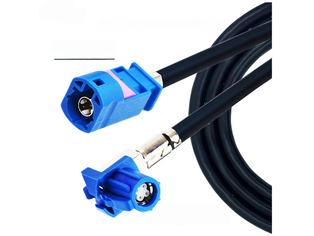 HSD Blue C Male to Female Jack LVDS Cable for Aftermarket Vehicle Video Instrument Bridge Wiring Dacar 535 Cable