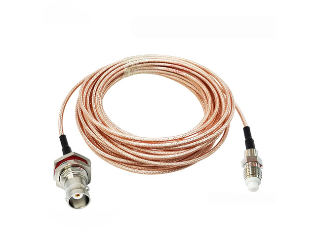 1Pcs FME to BNC Female Waterproof Connector RG-316 Cable Q9 BNC to FME Adapter RF Coaxial Cable Antenna Extension Jumper Pigtail