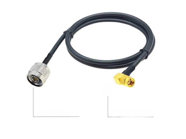1PCS N to SMA RG58 Cable N Male to SMA / RP-SMA Male Straight / Right Angle 90 RF Coaxial RG-58 Extension Jumper