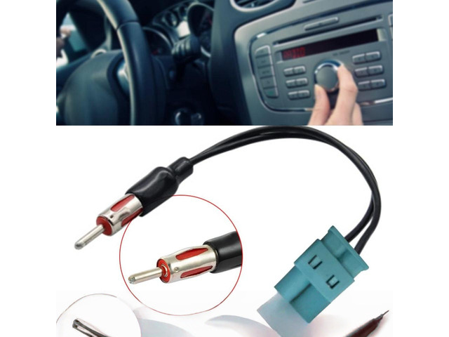 Car Audio Cable Adaptor Antenna Dual Fakra - Din Aerial Antenna Adaptor Dual Fakra RF Radio Antenna for Aftermarket Stereo
