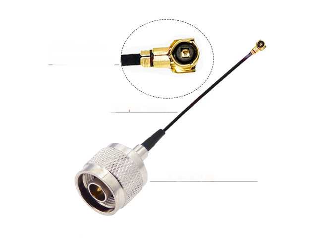 1PCS Rear Screw Nut N Female Bulkhead to RF1 Female Connector RF1.13/RG178 Cable N to RF Coaxial Extension Jumper