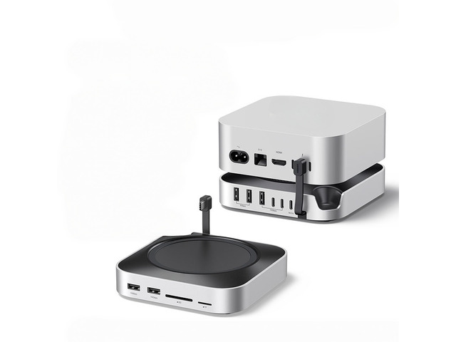 USB HUB Docking Station for Type-C Laptop M.2 NVMe SSD 8TB Max 10Gbps USB-A & C Ports SD & TF 170MB/s USB Splitter Dock