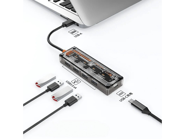 10 in 1 USB C HUB 4K30Hz Dock Station Type C to Video Output RJ45 Ethernet PD100W for Type-C Laptop Type-C Phone Phone