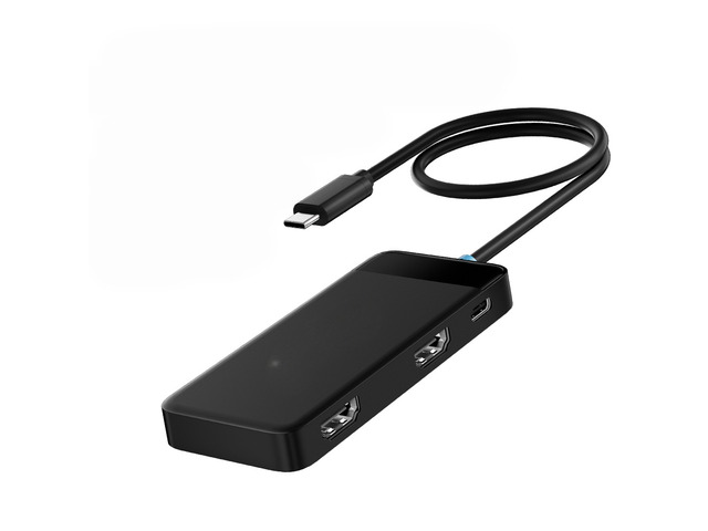USB-C Hub 10Ports Docking Station USB Type C to Dual Video Output 4K 30Hz VGA USB 3.0 Adapter PD100W SD Card Reader for Type-C Laptop