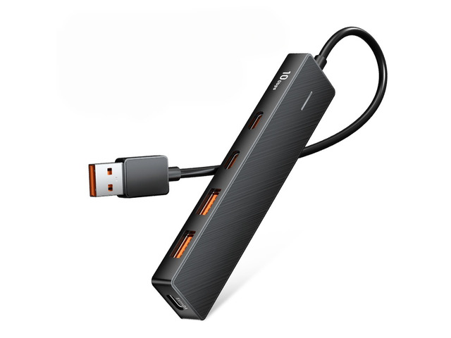 Usb Hub 4 Port ABS Hub USB 3.2 10Gbps for Laptop Multi Splitter Adapter For Type-C Laptop PC Computer Accessories