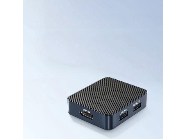 4K120Hz DP to Type-C Converter with USB2.0Ã—3 Expansion Port 5V1A DisplayPort to USB-C Docking Station 2K240Hz for Viture Beast