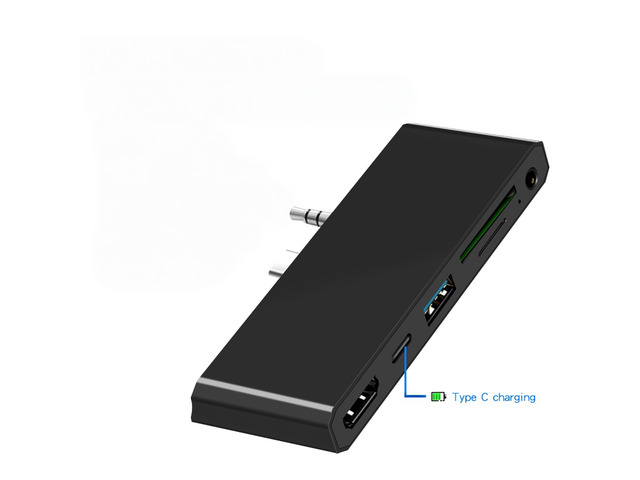 USB 3.0 HUB 4K Video Output Gigabit Ethernet adapter audio SD/TF for Type-C Laptop Docking Stations
