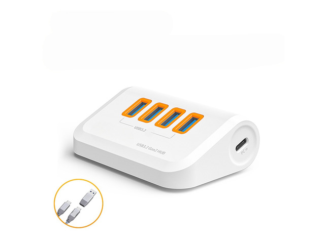 USB 3.2 HUB Dock Station 10Gbps High Speed HUB USB A Type C Slot Docking Station USB 3.2 Adapter Extender for Laptop PC