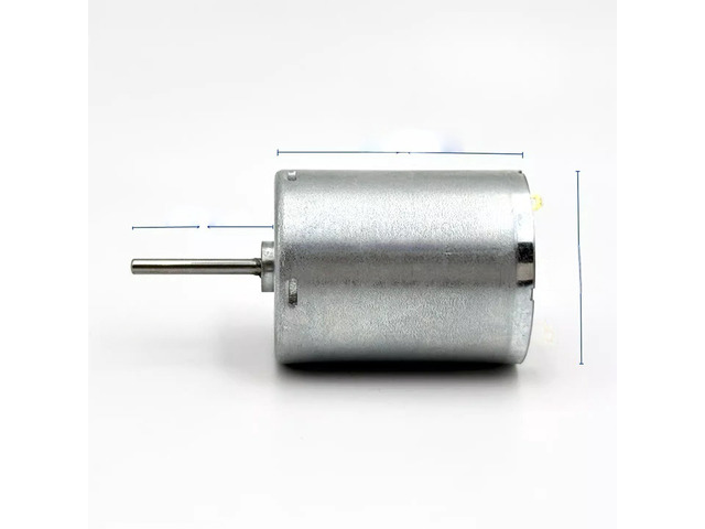 Generic for RK-370SH-20165 Mini 370 Motor DC 3V-12V 9500RPM Micro 24mm Round Spindle Motor Long Shaft Carbon Brush Motor DIY Hobby Toy Model