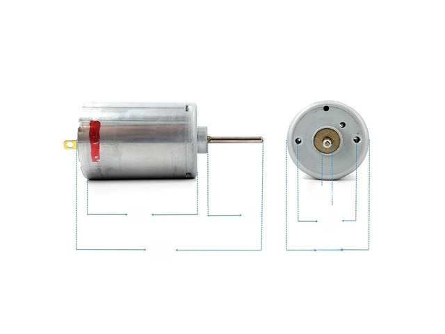 Generic for RS-545SH-22100 Mini RS-545 Motor DC 12V 18V 24V 8500RPM Micro 36mm Carbon Brush Electric Motor 27mm Long Shaft