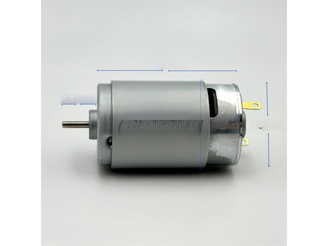Generic for RS395-ST/2465 Motor DC 12V-24V 11500RPM Micro Carbon Brush RS-395 Electric Motor for DIY Hobby Model Toy Home Appliance