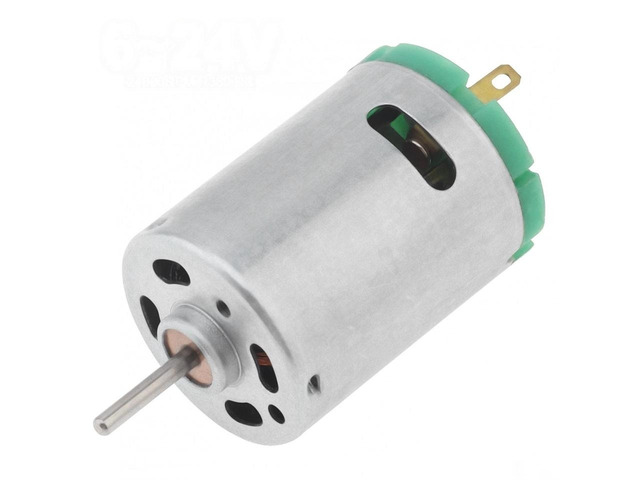 Generic for R380 6-24V DC Motor 24000RPM High Speed Micro Motor Metal Stainless Steel Motor for DIY Toys Hair Drier Mini Fan Small Appliance