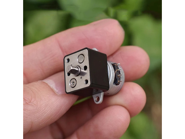 Generic for 15BY Mini 15mm 2-Phase 4-Wire Gear Stepper Motor Micro Full Metal Gearbox Gear Stepping Motor DIY Robot Car Monitor Camera