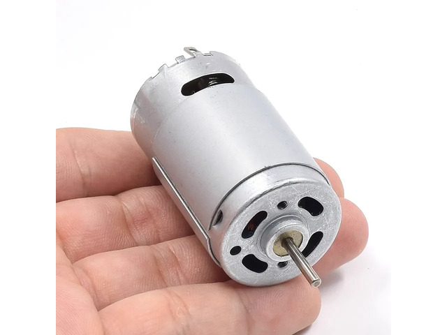 Generic for RS-395 Micro 28mm Electric Motor DC 6V-24V 13000RPM High Speed Carbon Brush Motor DIY Hobby Toy Hair Drier Boat Car Tank Model