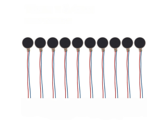 Generic for 10pcs 10mmx3.4mm Mini Vibration Motor DC 3V 10000RPM Micro Vibration Motor for Mobile Phone Tablet Computer Household Appliance