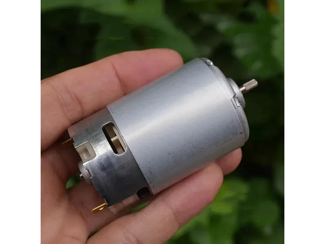 Generic for RS-550 6531 Motor DC 18V 23500RPM High Speed Power Large Torque Motor Knurled Shaft DIY Electric Drill Tools