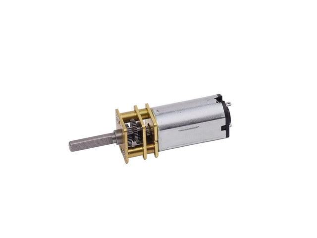 Generic for Mini 12mm N30 Gear Motor DC 3V-12V 5V 6V 9V 240RPM Slow Speed Metal Gearbox large Torque Reduction Motor Long Shaft DIY Robot