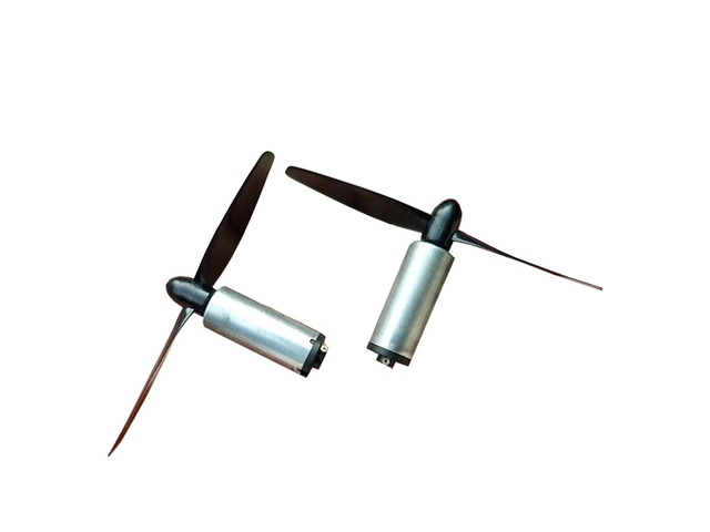 Generic for 2 Sets M50 3-6V DC Motor 15000RPM Micro DC Motor with Black Prler CW CCW Model Airplane Helicopter Fan DIY Kits