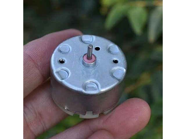 Generic for Micro RK-500TB-13500 Carbon Brush Motor DC 6V-12V 5600RPM High Speed Round 32mm Quiet Engine for Floor Sweepers