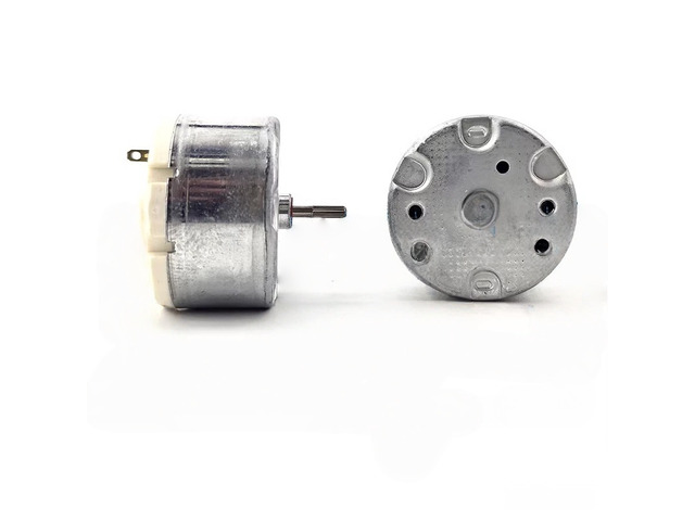 Generic for RC500-KN/11550 Mini 500 Motor DC 6V-12V 5300RPM Micro 32mm Round Spindle Motor for Sweeper Robot Home Cleaner Engine