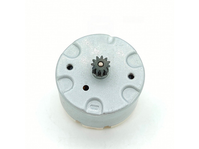 Generic for Standard RC500-KN/12500 Mini 500 Motor DC 6V 9V 12V 5800RPM Micro 32mm Diameter Round Spindle Motor 11T Gear for Sweeper Robot