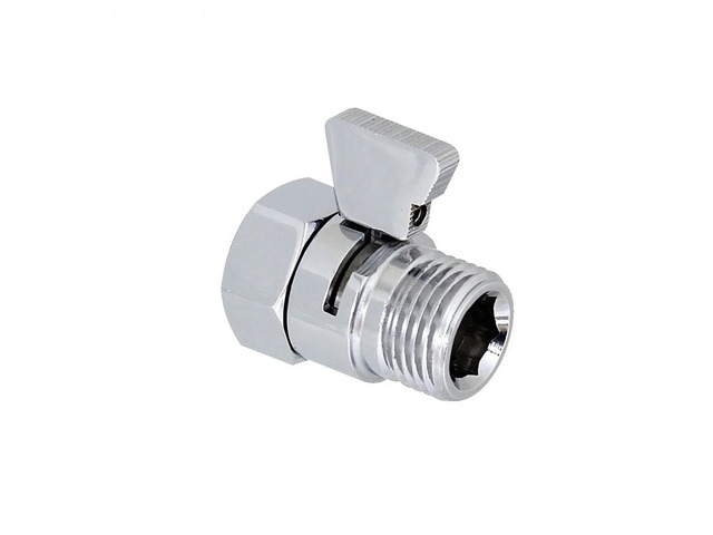 Generic for Bagnolux High Quality Wholesale Promotion Brand Polished Chrome Shower Head Shut-Off Valve Brass with Brass Handle