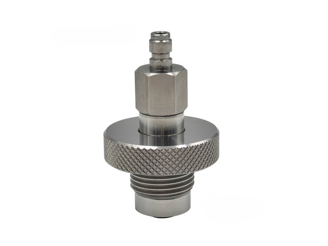 Generic for HP Air Fill Station G5/8-14 Male Plug Valve Connector Refill Stainless Steel With Standard 8MM Quick Disconnect 300Bar Din Valve