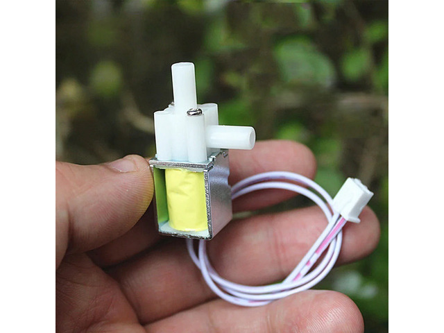 Generic for DC 12V Normally Closed Mini Solenoid Valve Electromagnetic Water Valve Electric Air Vent Valve N/C Flower