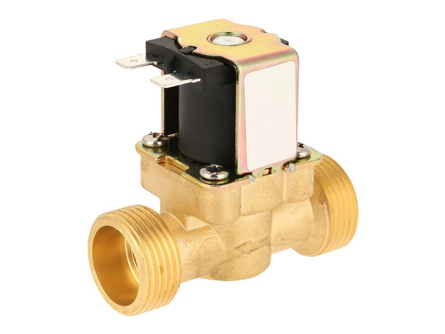 Generic for 1pc DC12V G3/4 Normal Closed Brass Electric Solenoid Valve for Water Solenoid Valve