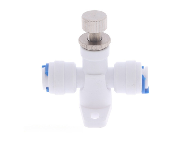 Generic for {QTG333} 1/4' Hose RO Water Flow Adjust Valve Regulator Waterflow Control Valve
