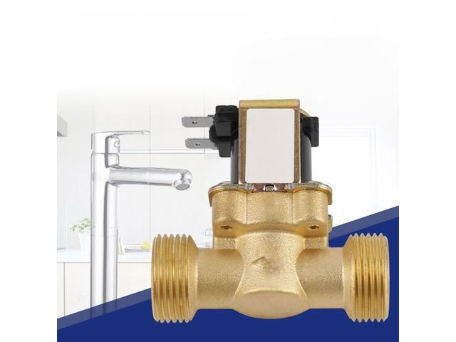 Generic for G3/4 2 Way Water Inlet N/C Normal Closed Pressure Electric Solenoid Valve AC 220V FCD-180B Solenoid Valver