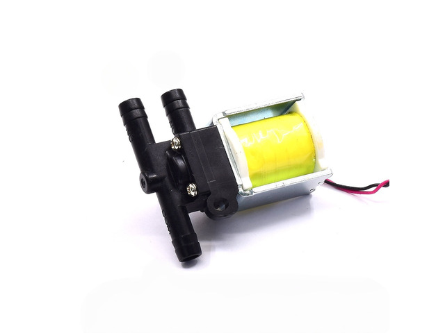 Generic for DC 12V Micro 2-Position 3-Way Port Solenoid Valve Air Water Valve Flow Control Switch for Sweeper Robot Floor carpet Cleaner