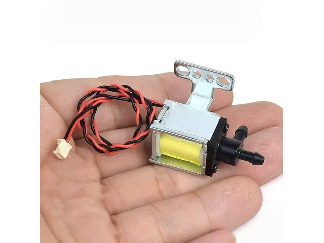 Generic for Micro Electric Solenoid Valve DC 12V 2-Way Normally Open Mini Air Water Valve Air Gas Water Flow Control Valve DIY Sweeper Robot