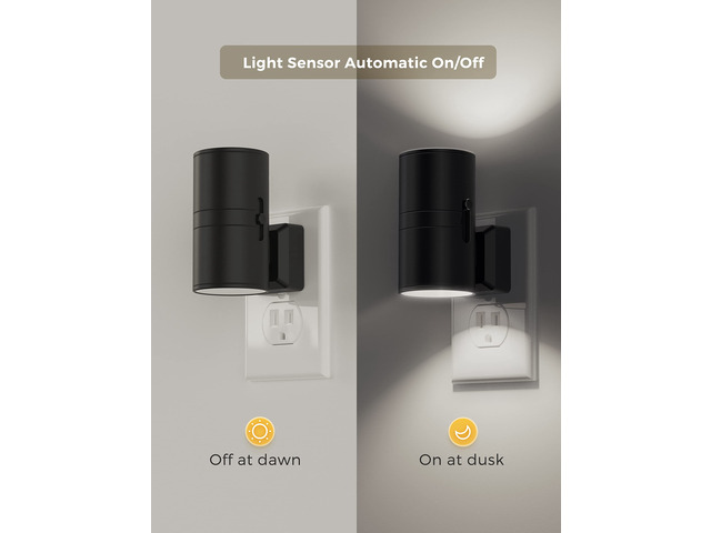 Bright Night Light, Night Lights Plug into Wall, Daylight White Dimmable Nightlight Plug in with Light Sensor, Decorative LED Nightlights for...